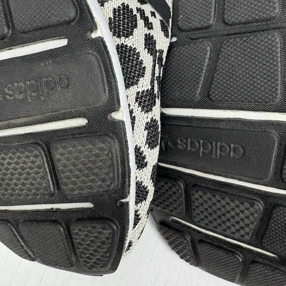 Adidas Swift Run Women’s 6.5 Leopard Print BD7962 Black White Knit Sneakers - Picture 8 of 8